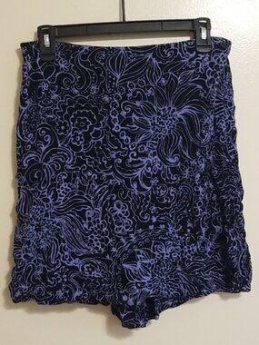 Vintage Y2K 90's Kathie Lee Collection Floral Paisley Flowy Wrap Skort  - Medium